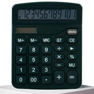Calculators Desktop Dark Green Calculator Cute Calculator 12 Digit Desk Calcu... - Picture 1 of 7