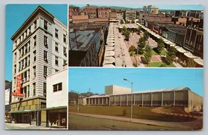 Postal de centro comercial famoso ignífugo Knoxville TN Ad Hotel St James M7 - Imagen 1 de 2