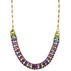 Sorrelli Southwest Brights Antique Gold Plated Right On Track Necklace