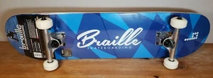 NEU Braille Pro Komplett Skateboard 7,75x32 Maple 95A Rollen Fast Bearings - Bild 1 von 3