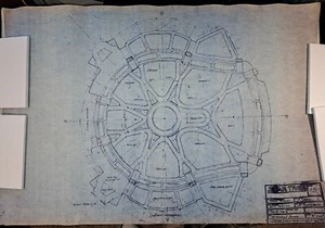 Star Trek: First Contact Enterprise E Original Blueprints Rare - Set of 9! - Bild 1 von 24