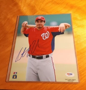 ANTHONY RENDON Signed Photo Washington Nationals Autographed 8x10 - PSA/DNA COA - Picture 1 of 3