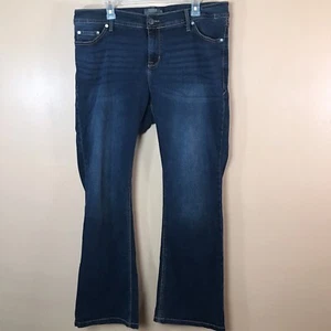 Torrid Luxe Slim Dark Wash Boot Jeans Damen 8 R Bootcut - Bild 1 von 5