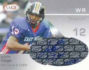 2003 Sage Football "Autographs" Insert Cards - Picture 1 of 4