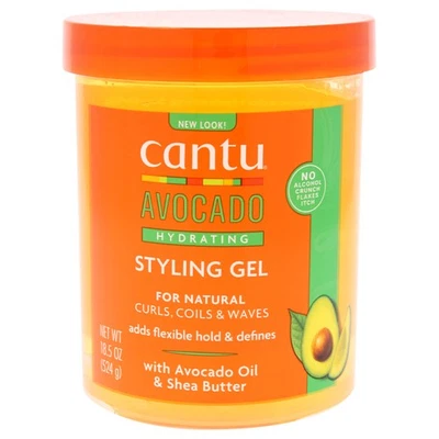Avocado Hydrating Styling Gel by Cantu for Unisex - 18.5 oz Gel - Image 1 of 3