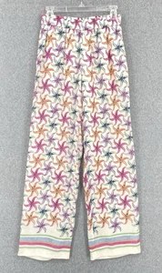 Pantalones Scotch & Soda Gia Estampados Estrellas de Mar para Mujer XS Pierna Ancha Tiro Alto Playa Chic - Imagen 1 de 9