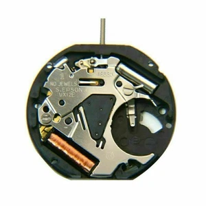 VX12E Quarz Uhrwerk + Batterie Datum bei 3' 6' Uhr einzelne Kalenderteile - Bild 1 von 6