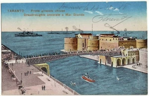 TARENT - GESCHLOSSENE DREHBRÜCKE - REISE 1918 -7369- - Bild 1 von 1