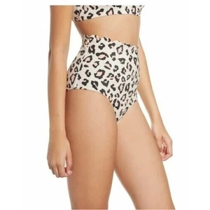 Chelsea28 Women's Scallop High Waist Animal Print Bikini Bottoms Xlarge - Bild 1 von 6
