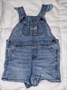 Salopette bambino Oshkosh B’gosh 18 mesi stampa ciliegia - Foto 1 di 3