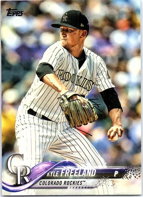 Kyle Freeland 2018 Topps #586 Colorado Rockies - Image 1 of 2