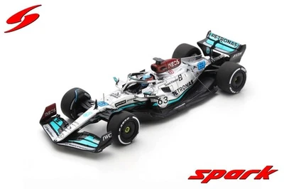 1:43 SPARK Mercedes Gp F1 W13E F1 #63 4Th Belgium Gp 2022 George Russel S8546 - Immagine 1 di 2