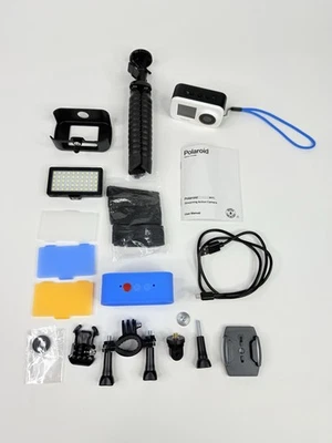 Polaroid iD922 Streaming Action Camera - Blue With Accessories - Image 1 of 4