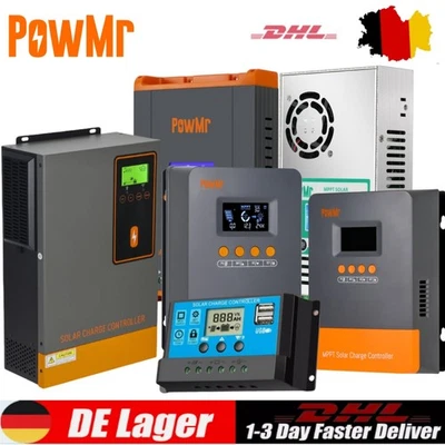 Solar Laderegler 30A 100A MPPT Solar Panel Controller Regulator 12V/24V Mit USB - Bild 1 von 4
