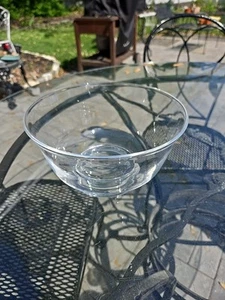 Tazón de pedestal de cristal Steuben diseñado 1954 mediados de siglo moderno firmado - Imagen 1 de 22