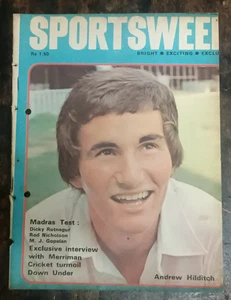 INDIA THE SPORTSWEEK MAGAZINE 23 SEP 1979 KIM HUGHES, DILIP DOSHI, SUNIL, ALLAN - Picture 1 of 13