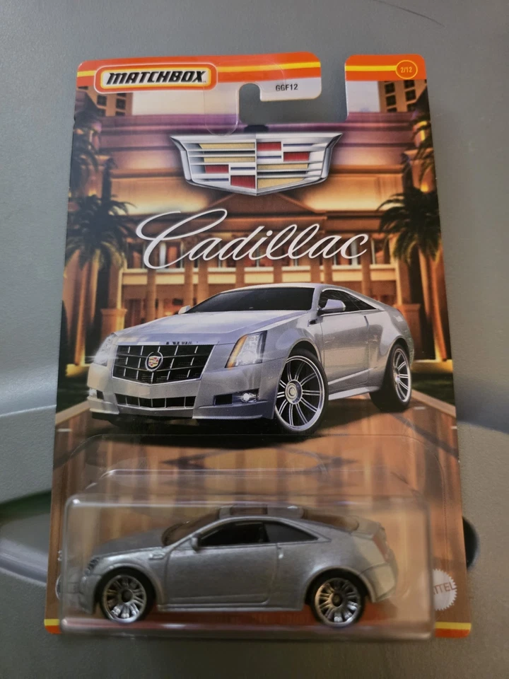 Matchbox Cadillac CTS cupé (2020) Mattel coche de juguete de metal plateado 2/12 Foto 1 de 1