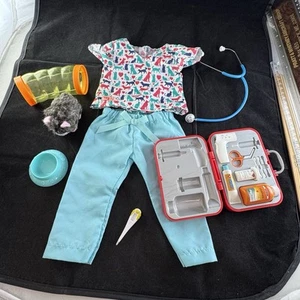 18" Doll Our Generation Healthy Paws Vet Doctor Outfit And Accessories - Picture 1 of 17