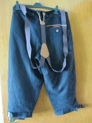 SONDRE Hose Knickerbocker Wanderhose Trachtenhose Kniebundhose blau witzig Gr 52 - Bild 1 von 2