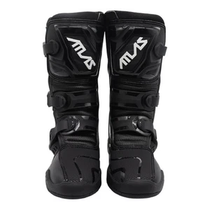 Botas juveniles Atlas Traction para carreras y deportes de motor - Talla: 3 (negras) - Imagen 1 de 9
