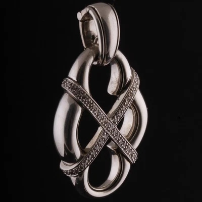 Colgante de plata Scott Kay con diamantes. Frederick Goldman. ¡MUY RARO! Foto 1 de 4