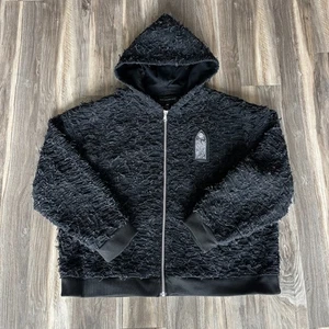 WHO DECIDES WAR HUSK FULL ZIP UP HOODIE CHARCOAL DARK GREY BLACK GR. XXL - Bild 1 von 7