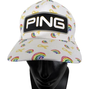 Ping St. Jude Rainbow Yellow Ribbon Snapback Cap 2021 Limited Edition Mütze RAR - Bild 1 von 14