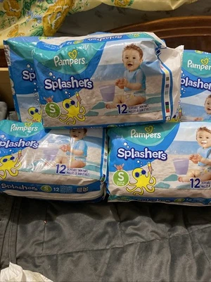 Pampers Splashers Disposable Swim Diapers - Pack of 12, Small 6 Packs Total - Image 1 of 4