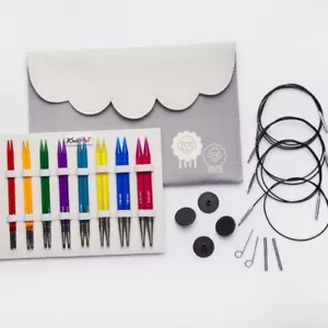 Juego de agujas de tejer acrílico intercambiables de lujo KnitPro Trendz - Imagen 1 de 1