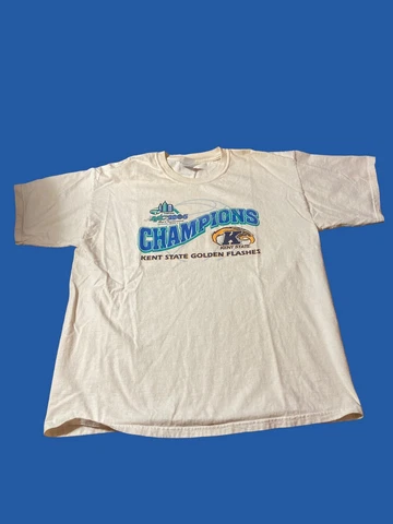Kent State Golden Flashes 2006 MAC Basketball Tournament Champions VTG Shirt XL Cover