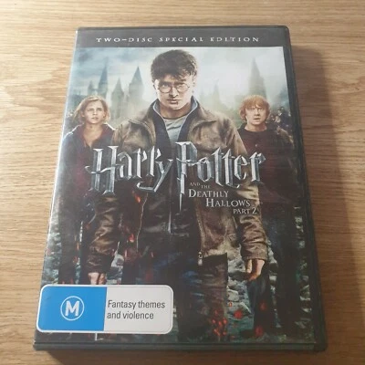 Harry Potter and the Deathly Hallows Part 2 DVD Special Edition R4 FREE POST - Image 1 of 4