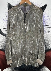 Vintage Spartan REALTREE Camo Mosquito Mesh Net Hunting Jacket Made In USA - XL - Picture 1 of 7
