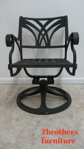 Cast Classics Monte Cristo Cast Aluminum Dining Arm Chair Swivel Rocker L Cover