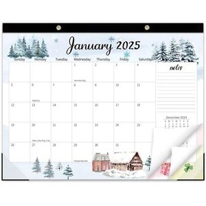 GuassLee Monthly Large Desk Calendar 2025-18 Months 22" x 17" Calendar from J... - Picture 1 of 8