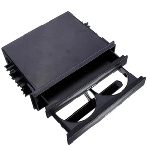 Double 2 Din Dash Radio Installation Pocket Cup Holder Storage Box For Car SUV - Foto 1 di 6
