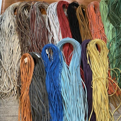 Baseball/Softball Leather Bulk Glove Laces 6-pack 1/4" x 72" Made in USA - Image 1 of 2