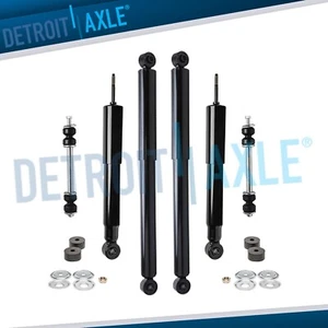 Front and Rear Shock Absorbers Sway Bar Links for Silverado Sierra 1500 2500 HD - Picture 1 of 7
