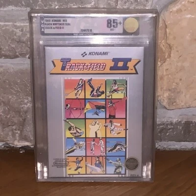 New Track & Field II 2 NES Factory Sealed VGA 85+ Gold 1st Print Black Seal - Image 1 of 4