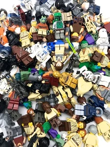 LEGO LOT OF 10 RANDOM STAR WARS MINIFIGURES GRAB BAG JEDI SITH CLONES BULK MIX - Picture 1 of 5