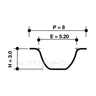 New Genuine DAYCO Timing Belt #94974 - image 1 of 4