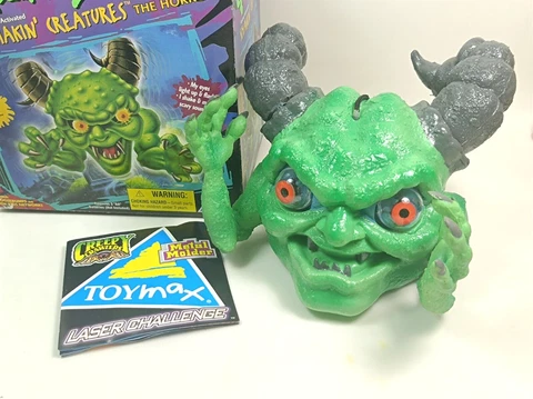 Vintage 1996 Toymax GOOSEBUMPS Shaking Creatures THE HORROR w/ box, not working Cover