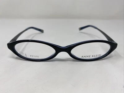 Anne Klein AK 8062 167 49-16-135 Black/Blue Full Rim Eyeglasses Frame &H28 - Image 1 of 4