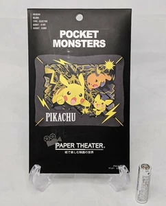 Pokemon Pikachu & Raichu & Pichu Paper Theater 3D Artwork PT-071 - Imagen 1 de 4