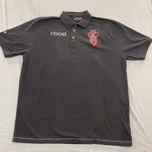COOGI Short Sleeve Polo Shirt Black Men'ss Size L Large - Picture 1 of 15