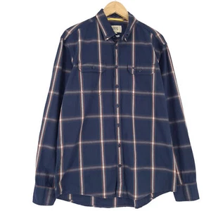 Vintage Camel Active Men Shirt Blue Flannel Traveler Explorer Tf2 Size M - Picture 1 of 8