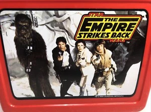 1980 Star Wars Das Imperium schlägt zurück Brotdose - nur rote Kunststoff Brotdose - Bild 1 von 13