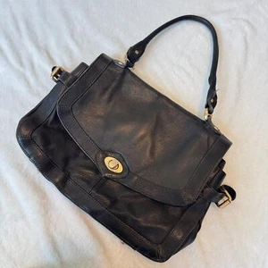 BCBGirls Black Leather Purse - Y2K Shoulder Purse - Picture 1 of 8
