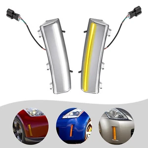 Par de luces LED intermitentes de circulación diurna para Nissan 350Z 2006-2009 - Imagen 1 de 13