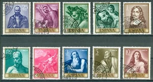 ESPAÑA 1963 - EDIFIL 1498/1507 - JOSÉ DE RIBERA - MATASELLOS PRIMER DÍA. - Picture 1 of 1