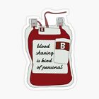 Vampire Diaries Glossy Humanity Switch Blood🩸MAGNET - Water Fade Proof Fridge